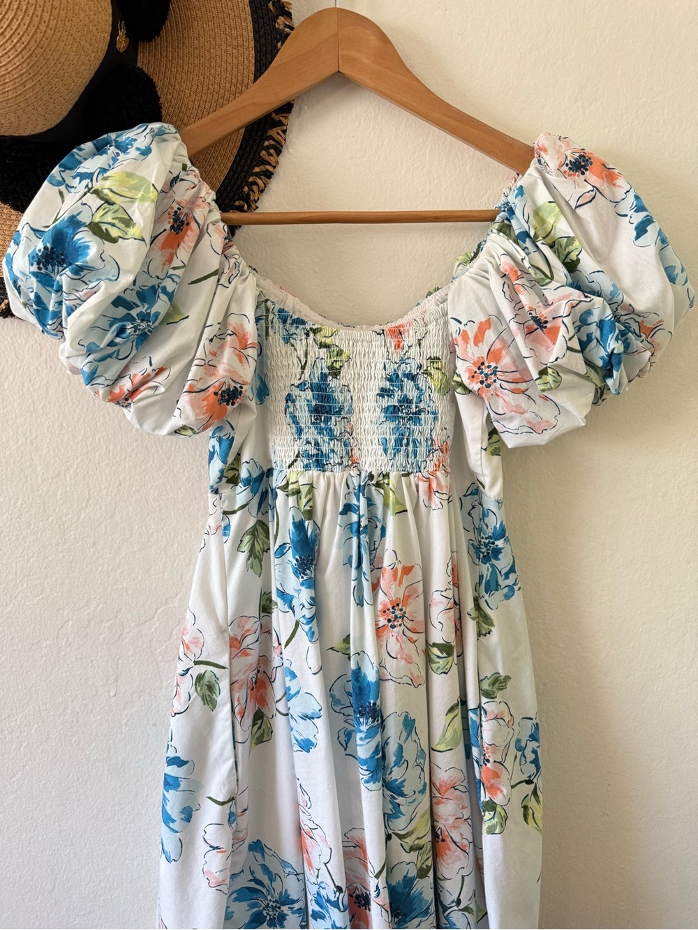 Abercrombie & Fitch Ruched Puff Sleeve Mini Dress Size XS Tall - Picture 10 of 15